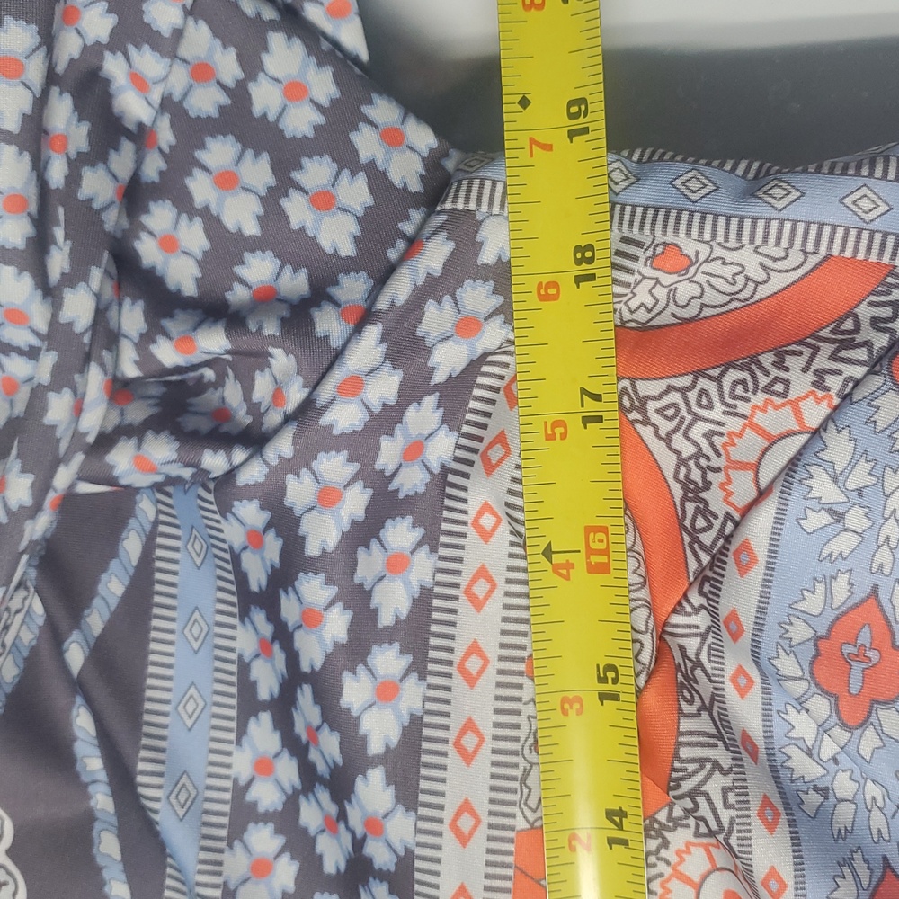 NWT Gretchen Scott So Sexy Paisley Park Dress Size XS V-Neck Mini Elastic Waist - Picture 8 of 10